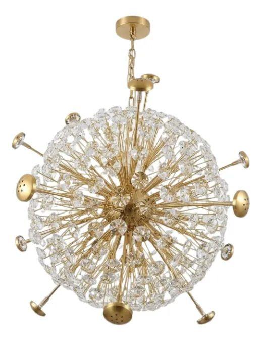 Lámpara Techo Cristal Estilo Araña Moderna Lujo Led ALJ-0