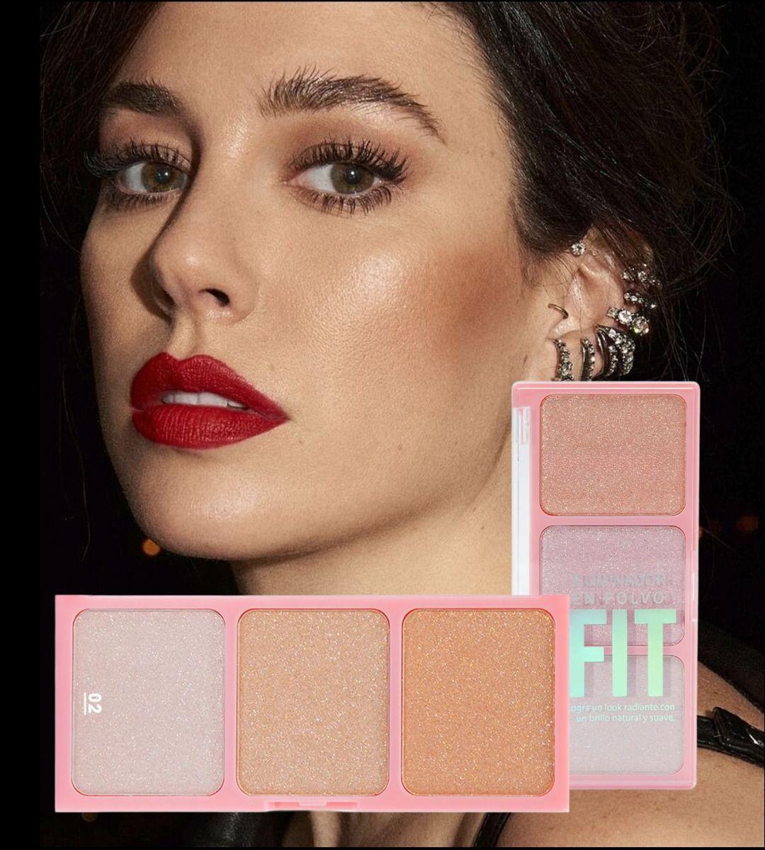 Set 3 Iluminador Polvo 3 Colores Luminosidad Brillo Jhn-5