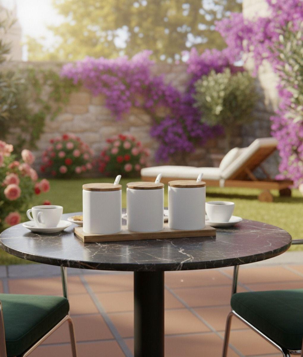 Set 3 Frascos Almacenamiento Minimalista Funcional Jhn-5