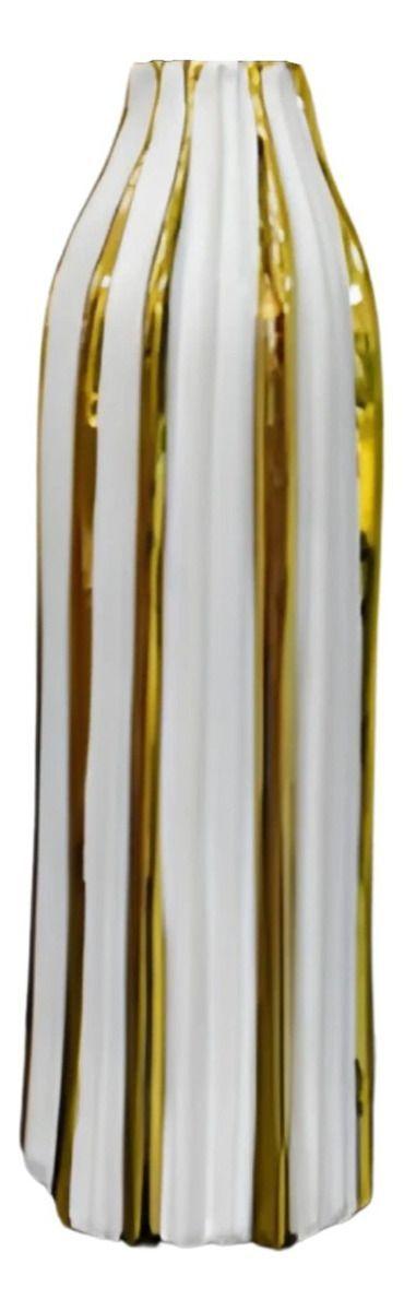 Florero Decorativo Rayas Moderno Versátil Hogar Jhn-2