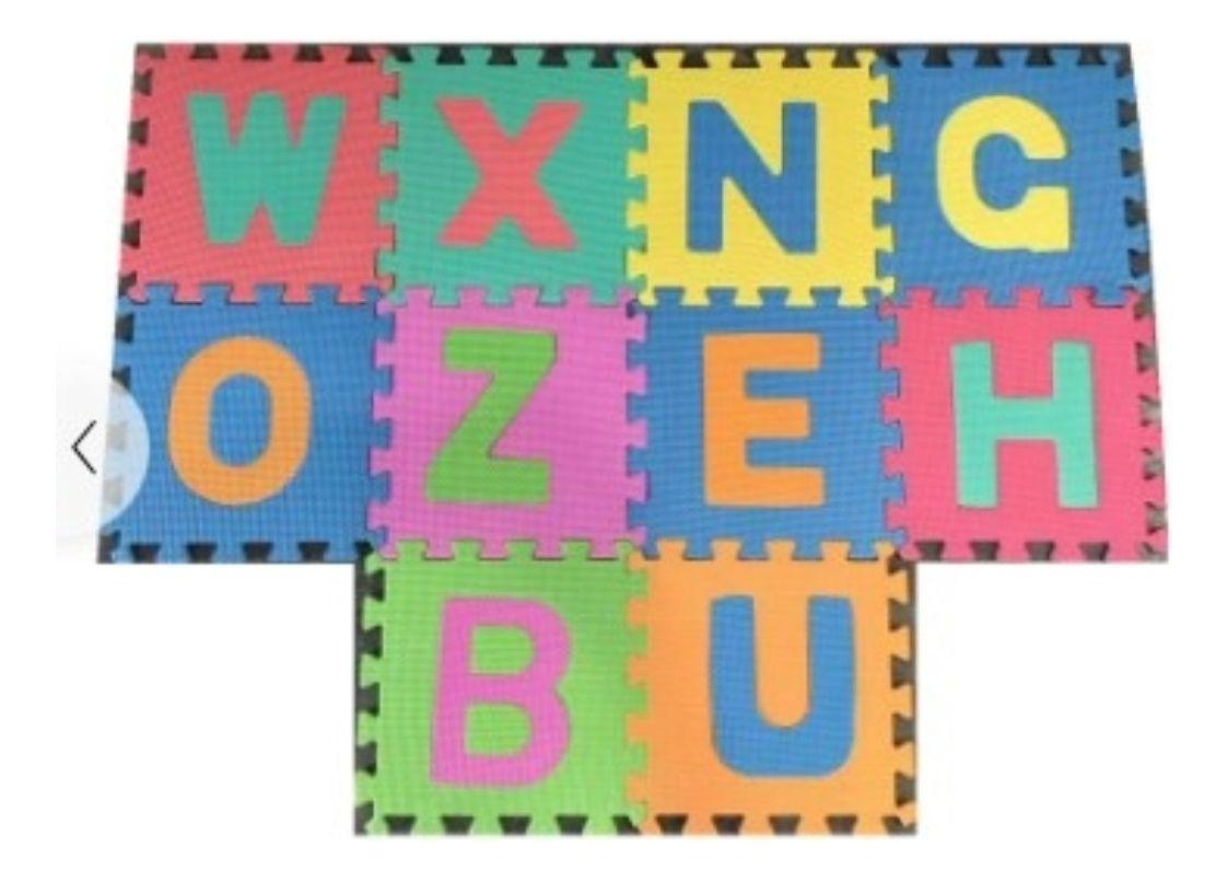 Set 2 Alfombras Goma Eva Armable Didactico Infantil Lau-0