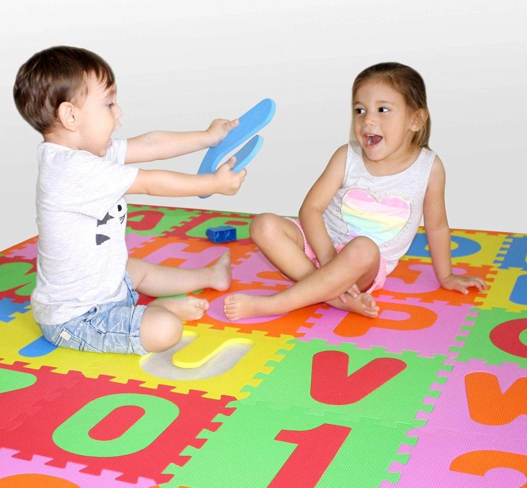 Set 2 Alfombras Goma Eva Armable Didactico Infantil Lau-2
