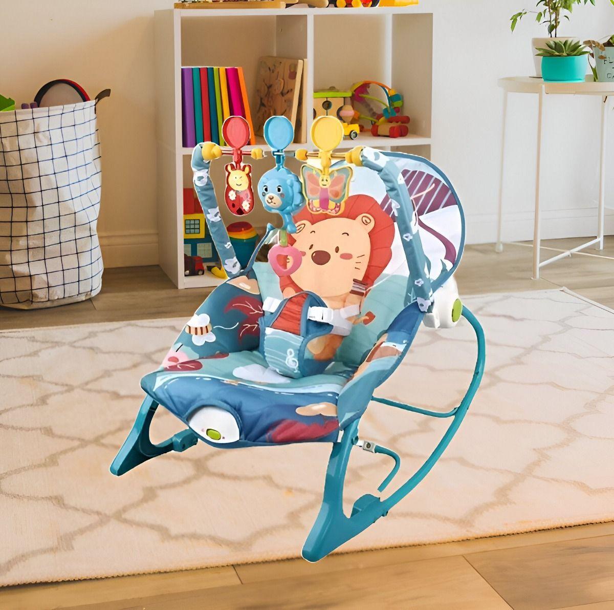 Silla Ajustable Vibración Tranquilizadora Música Bebé Jhn-5