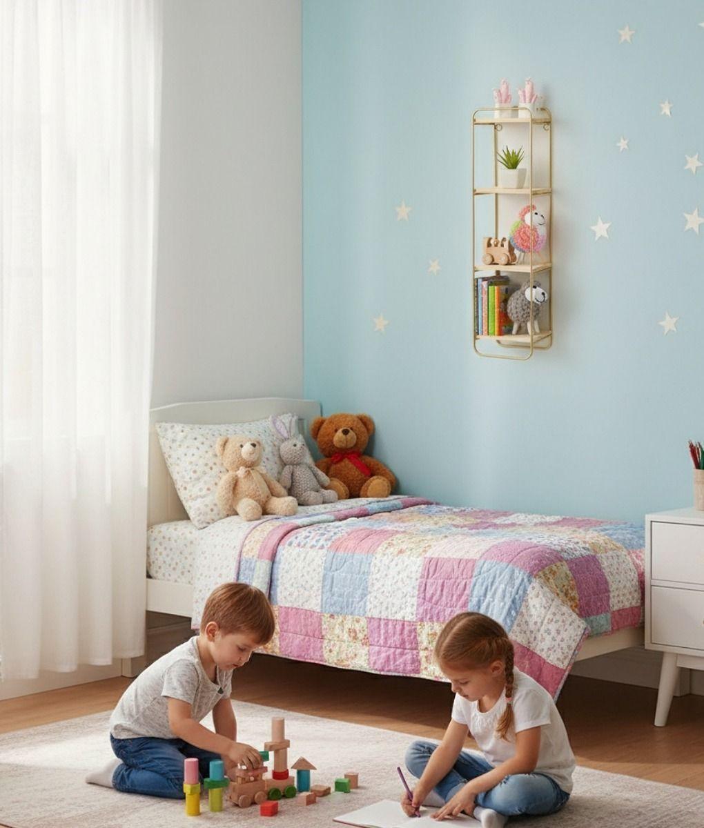 Estantería Pared Rectangular 3 Niveles Vertical Moderno Jhn-4