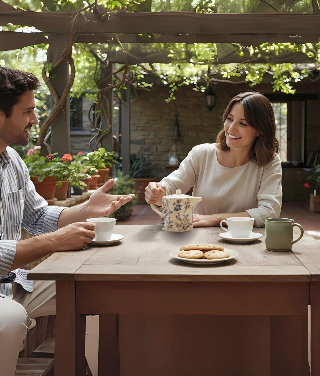 Tetera Elegante Diseño Geométrico Decoración Hogar Jhn-3