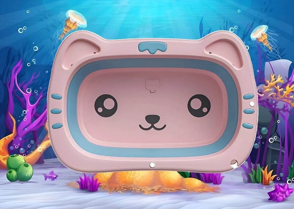 Bañera Retráctil Bebés Hidromasaje Plegable Infantil Jhn-7