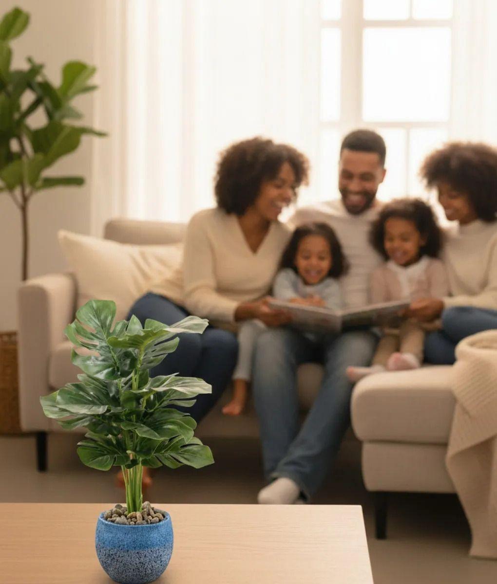 Planta Artificial Decorativa Tropical Vegetación Exótica Jhn-6