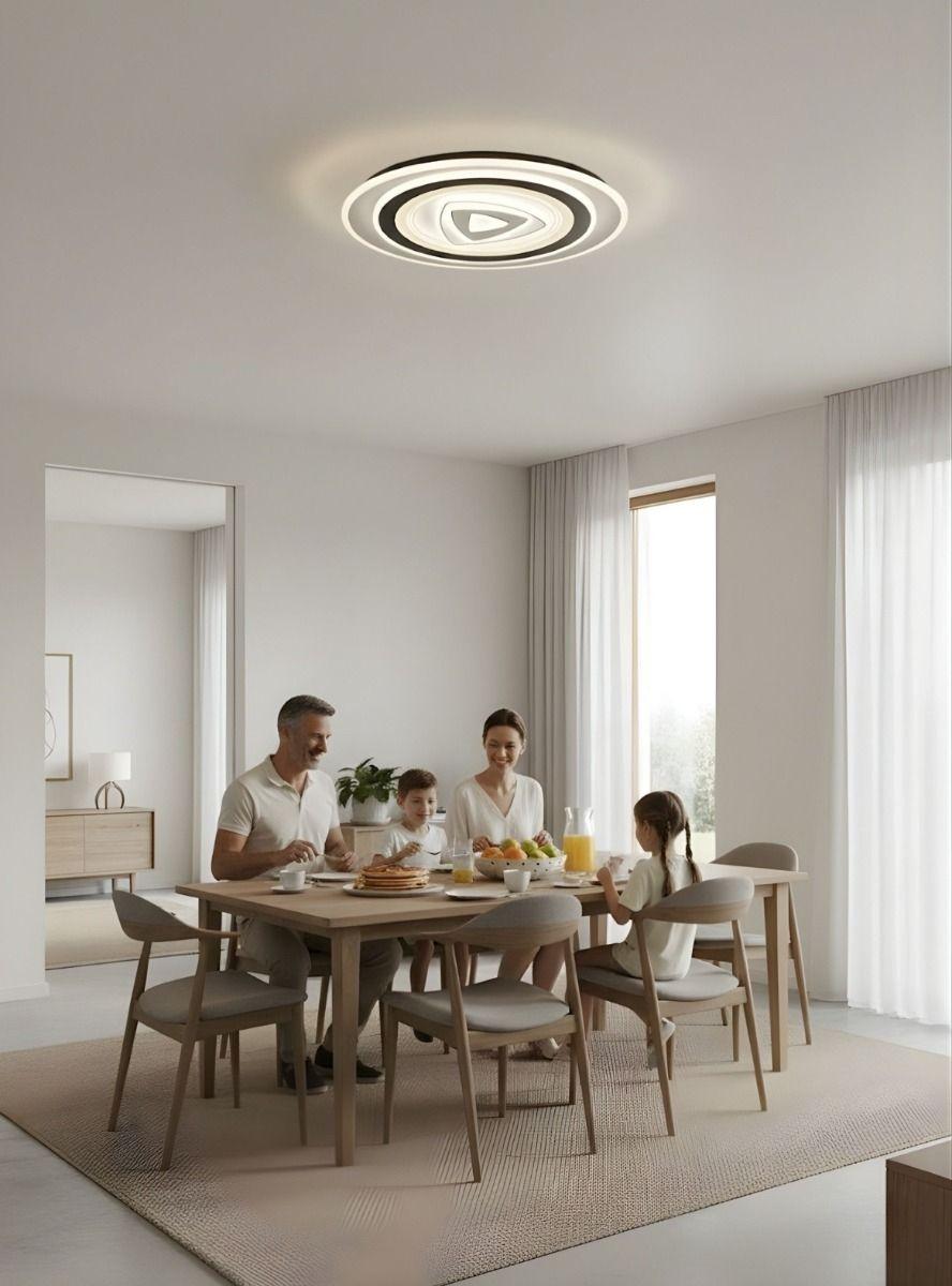 Lámpara Techo Plafón LED Diseño Geometría Vanguardista Jhn-3