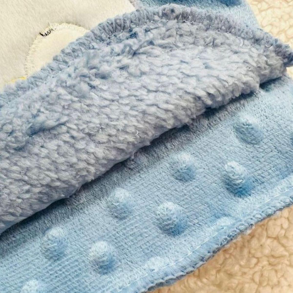 MANTA DE POLAR INFANTIL SUAVE ABRIGO PARA BEBE LAU-6