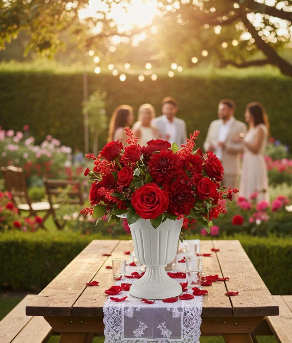 Macetero Estilo Urna Clásica Jardín Botánica Diseño Copa Jhn-2