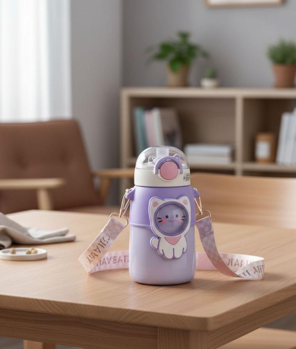 Botella Bebidas Infantil Multifuncional Figuras Jhn-8