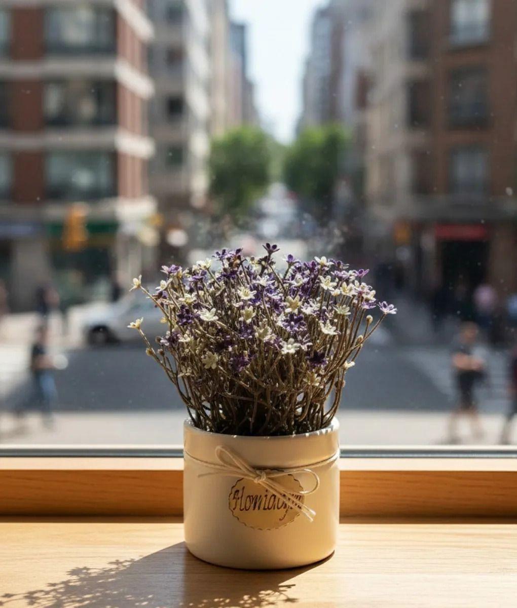 Planta Decorativa Artificial Adorno Estilo Rústico Jhn-4