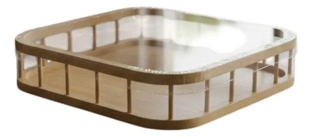 Bandeja Servicio Decorativa Estilo Exhibición Hogar Jhn-2