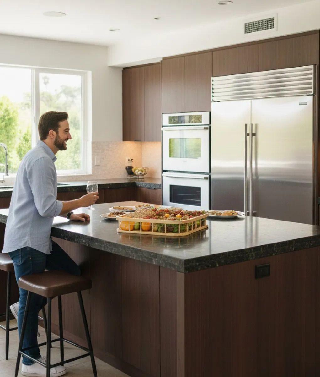 Bandeja Servicio Decorativa Estilo Exhibición Hogar Jhn-6