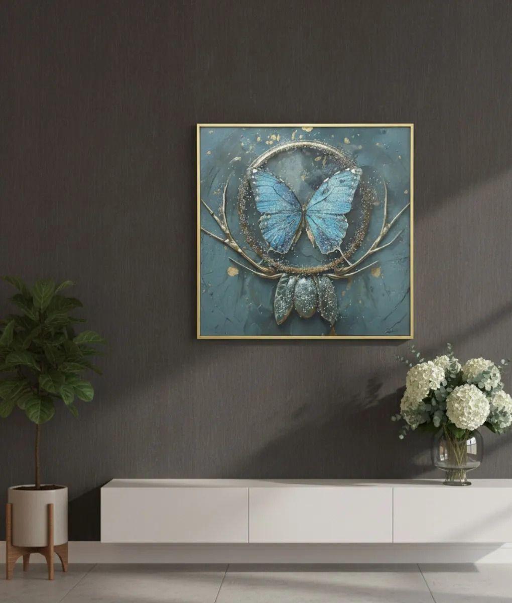 Cuadro Decorativo Pared Contemporáneo Mariposa Fantasía Jhn-9