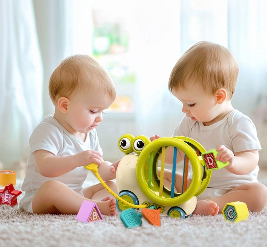 Juguete Caracol Bloque Letras Habilidad Motora Bebes Lau-3