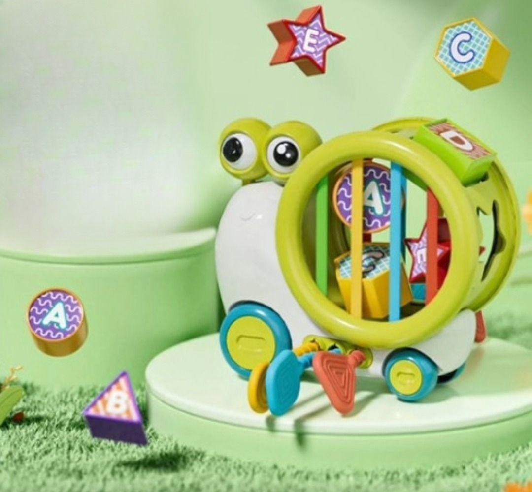 Juguete Caracol Bloque Letras Habilidad Motora Bebes Lau-7