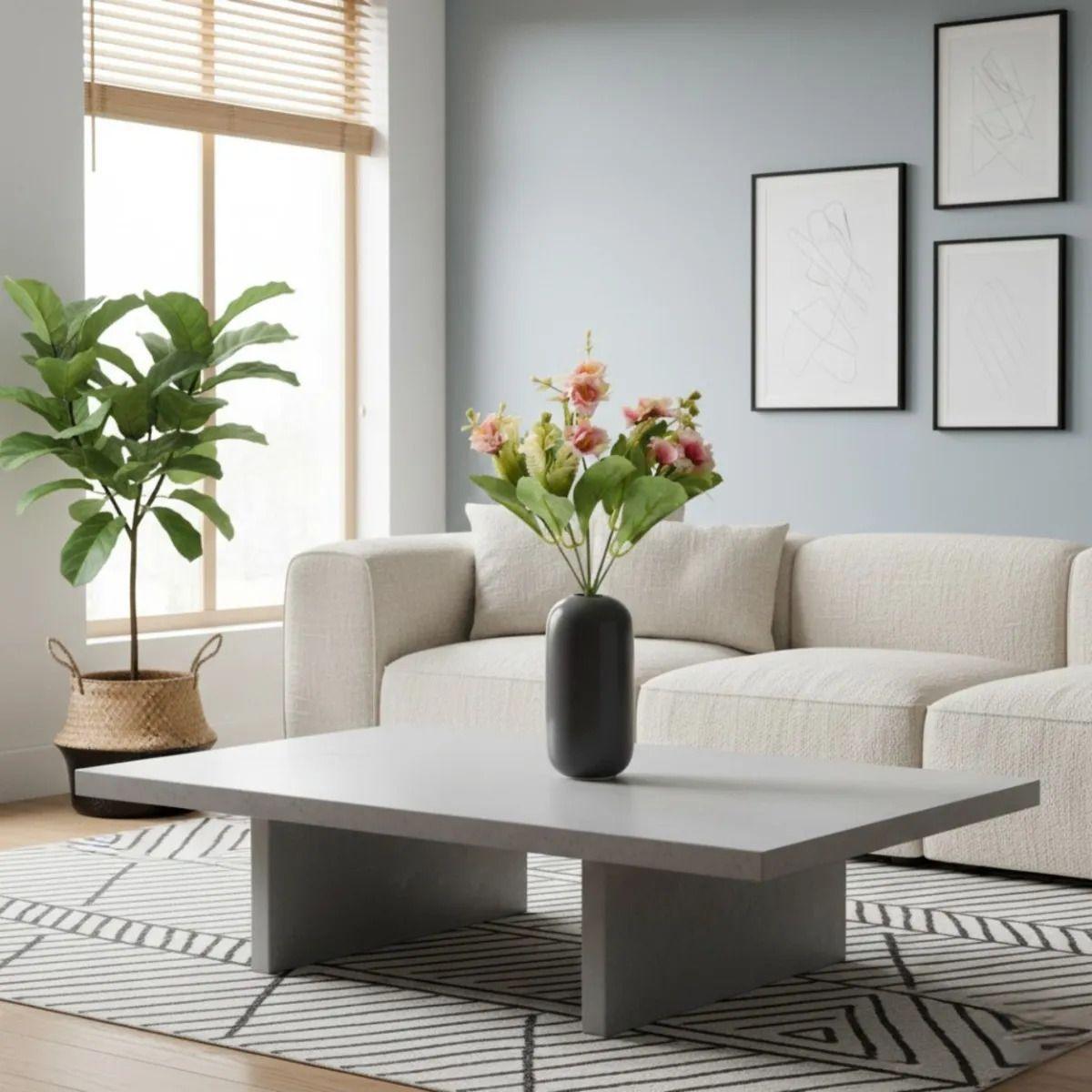 Set 4 Ramo Floral Artificial Botánico Esencia Silvestre Jhn-7