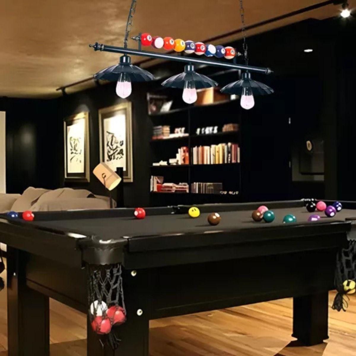 Lampara Colgante Billar LED Decorativa Restaurante Bar Lau-7