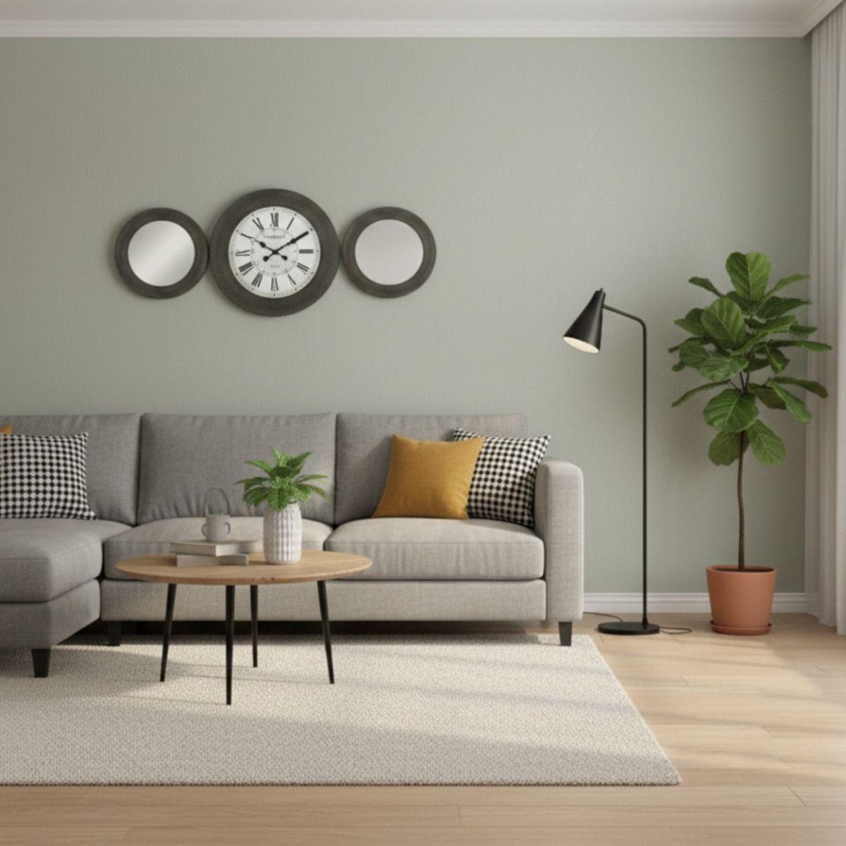 Reloj Decorativo Pared Conjunto Decoración Mural 3 Pza Jhn-5