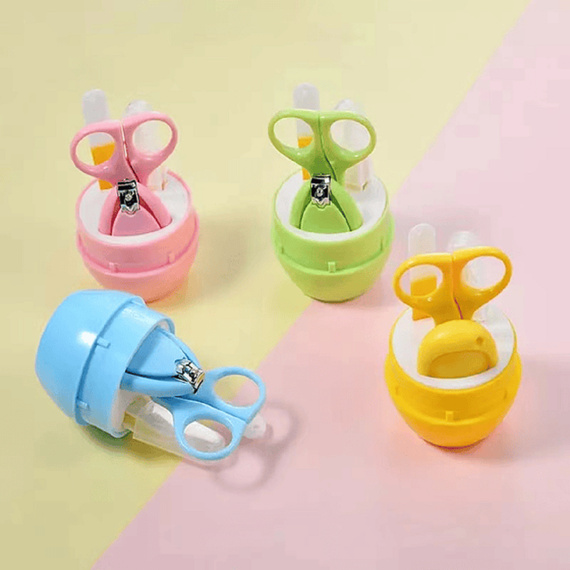 Set 4 Juego Kit Completo Manicura 4en1 Uñas Bebes Lau -6