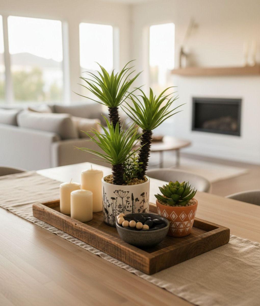 Planta Artificial Decorativa Adorno Hogar Moderno Jhn-8