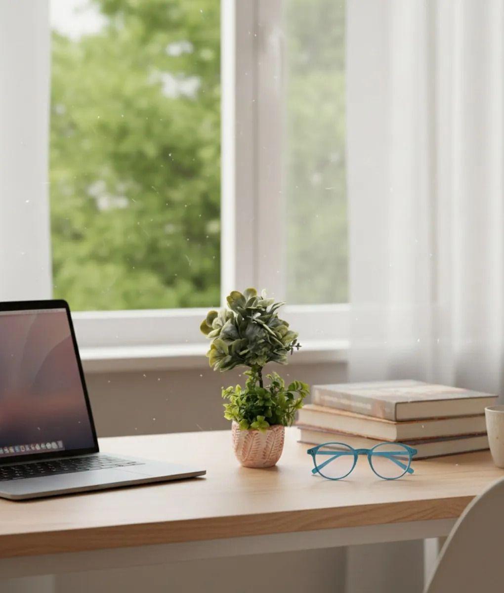 Planta Decorativa Artificial Estilo Boj Suculenta Adorno Jhn-6