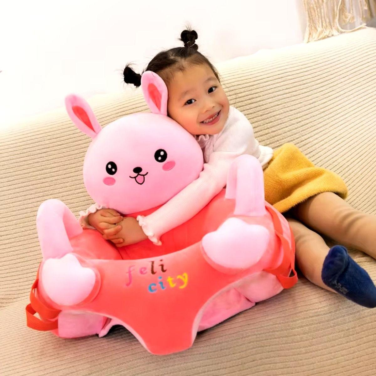 Silla Felpa Extra Suave Cómoda Nido Anticaída Niños Lau-2