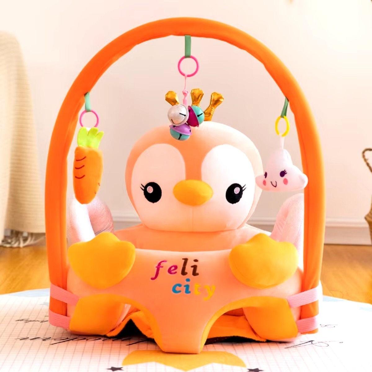 Silla Felpa Extra Suave Cómoda Nido Anticaída Niños Lau-3