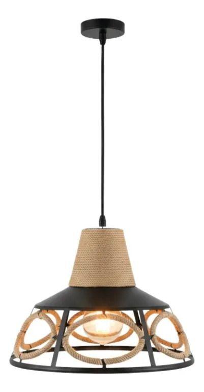 Lámpara Colgante Techo Diseño Industrial Estilo Vintage Jhn-0