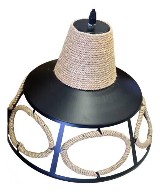 Lámpara Colgante Techo Diseño Industrial Estilo Vintage Jhn-1