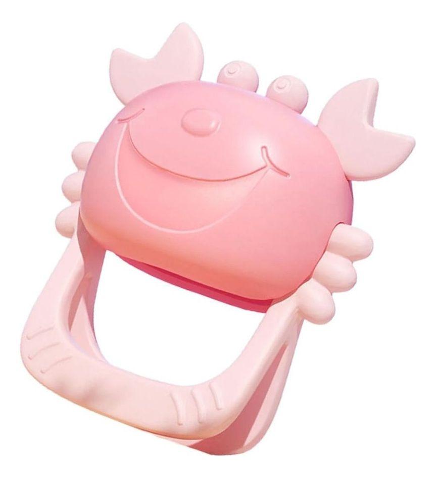 SET 4 MORDEDORES FORMA DE MANO ANIMADO DENTICION BEBE LAU-0