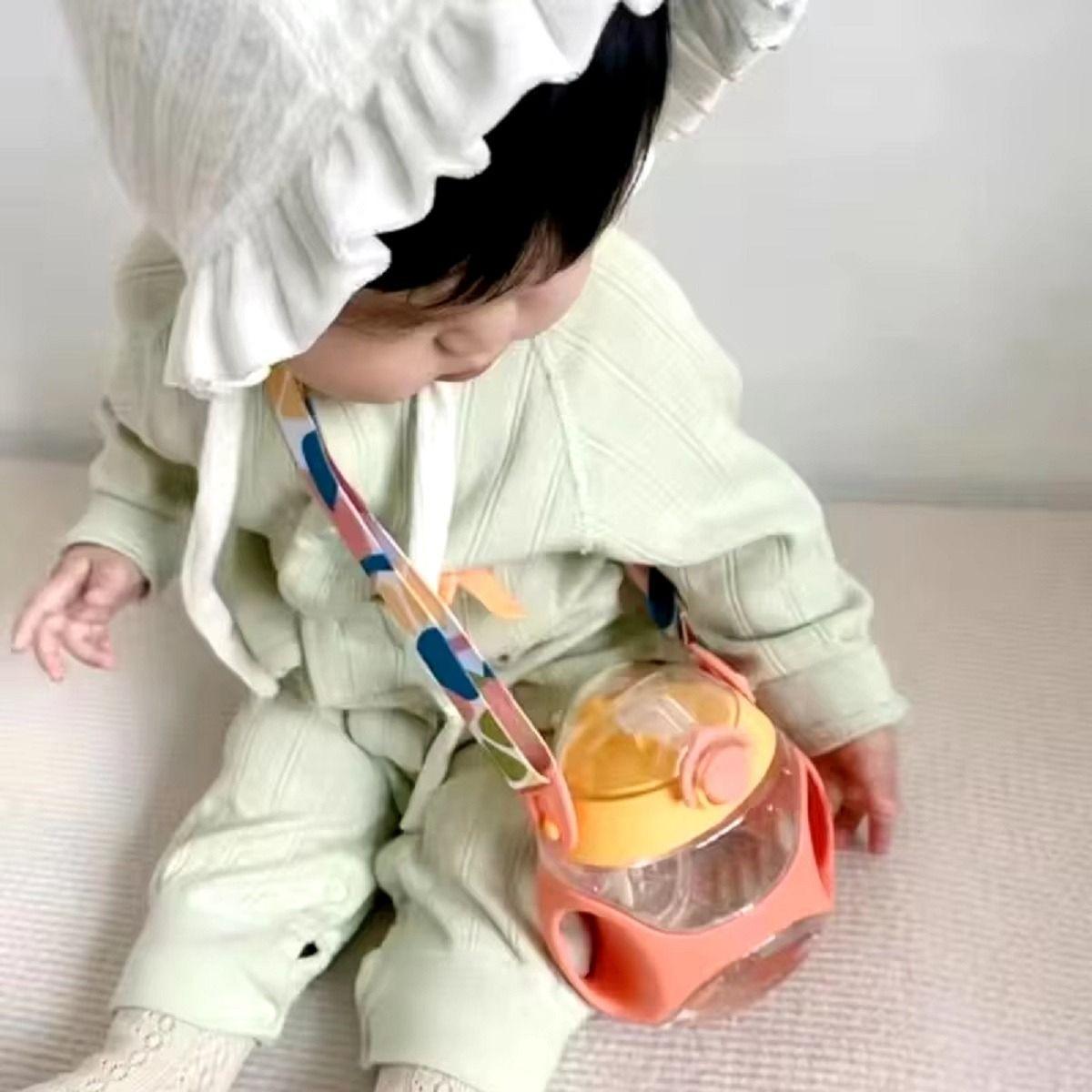 Set 2 Vasos Pajita Bombilla Silicona Niños Bebida Jugo Lau-8