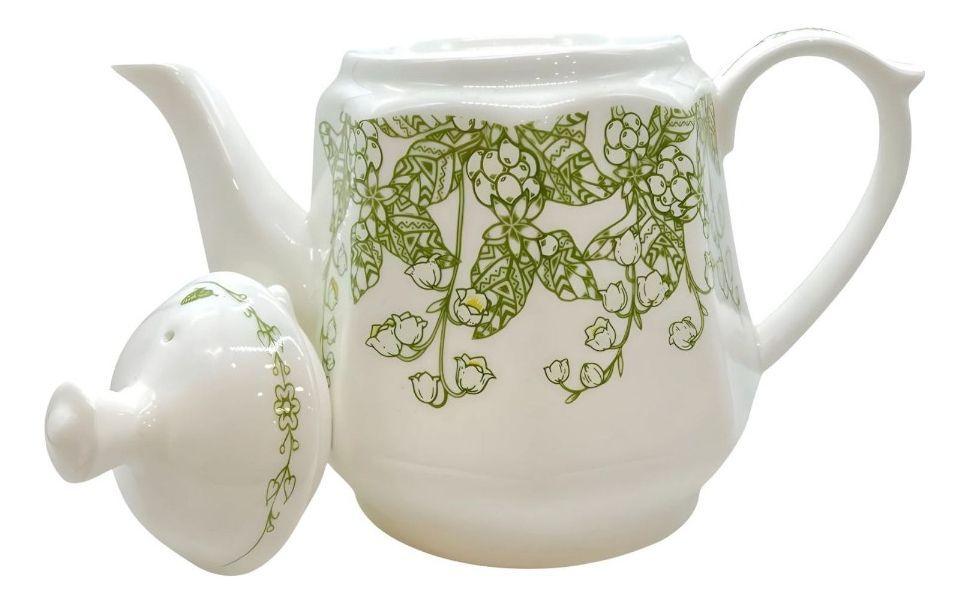 Tetera Floral Diseño Clásico Elegante Decoración Hogar Jhn-2