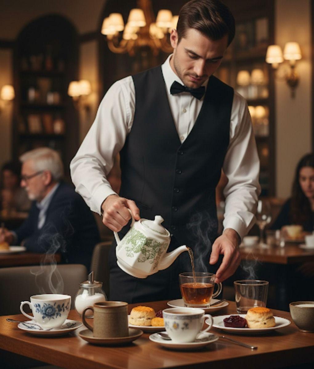 Tetera Floral Diseño Clásico Elegante Decoración Hogar Jhn-5