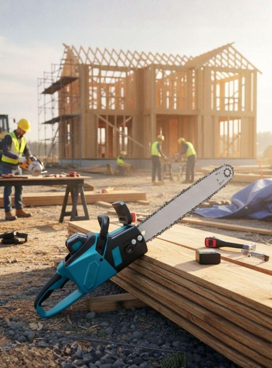 Motosierra Inalámbrica Alto Rendimiento Ergonómica Jhn-7