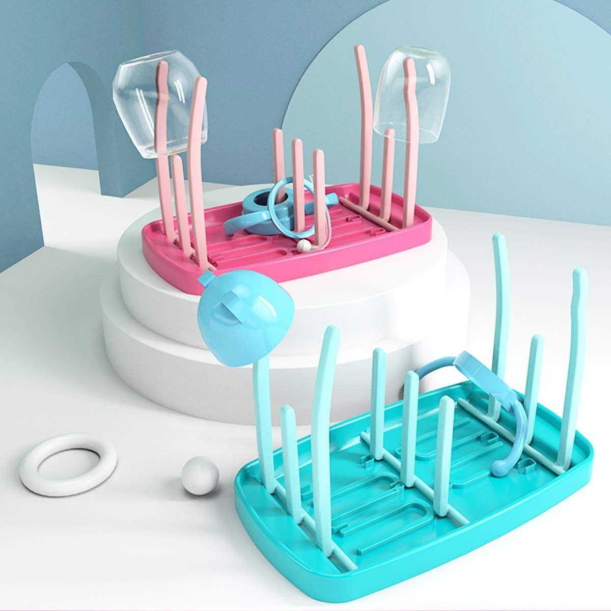 Set 5 Escurridor Mamadera Secador Biberon Practico Bebe Lau-1