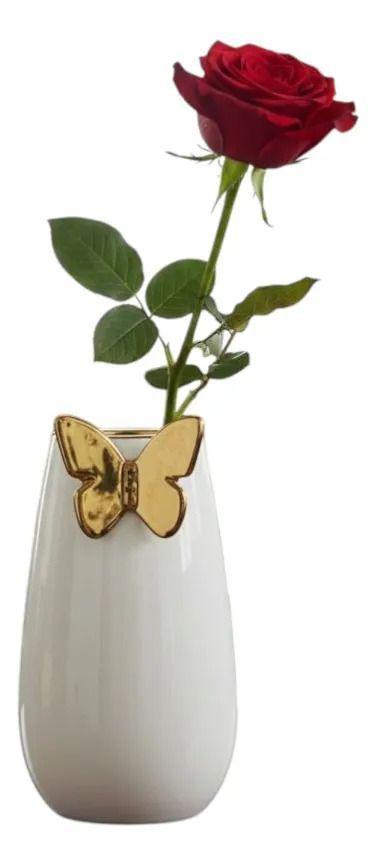 Florero Decorativo Minimalista Moderno Jarrón Mariposa Jhn-2