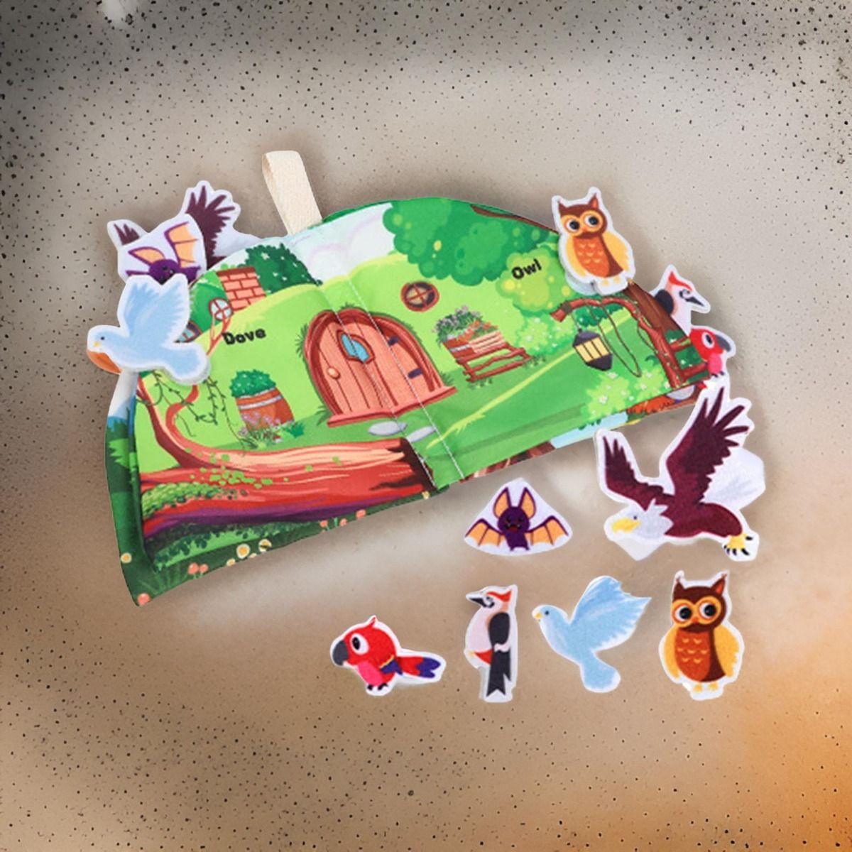 Set de 2 Libro Tela Bebé Educativo Sensorial Lavable Jhn-9