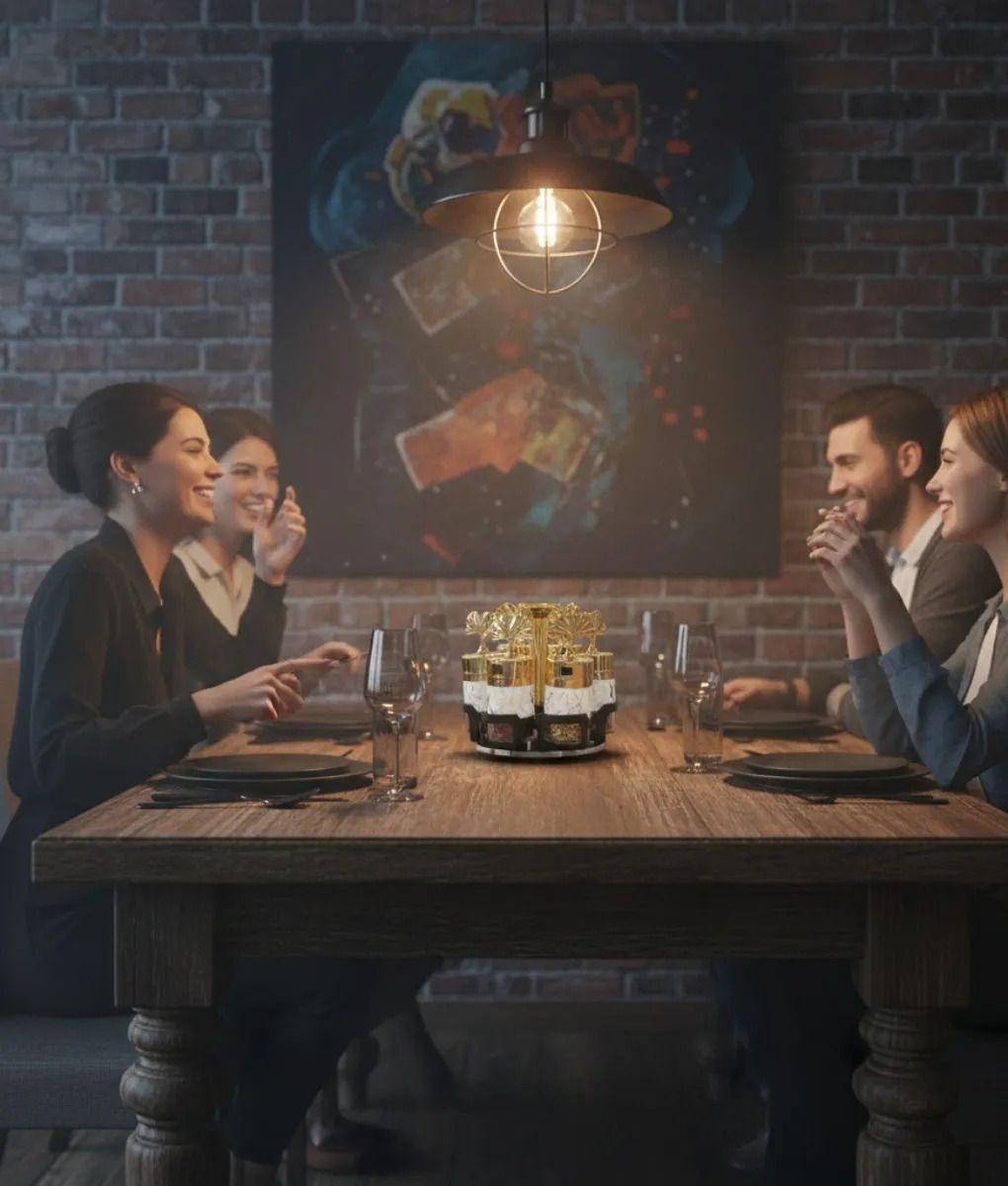 Especiero Giratorio Diseño Botánico Decorativo Hogar Jhn-5