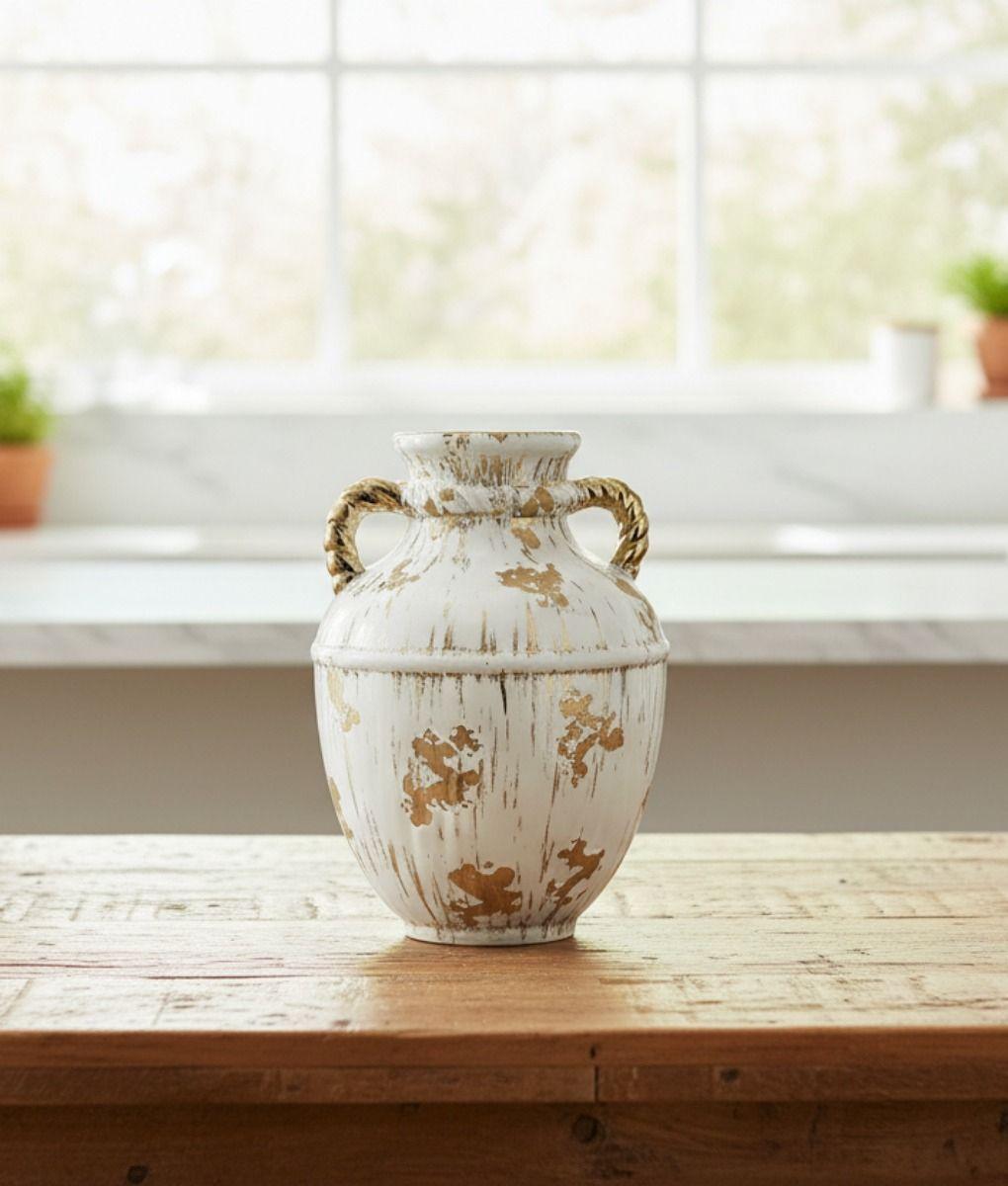 Florero Decorativo Moderno Jarrón Estilo Envejecido Jhn-6