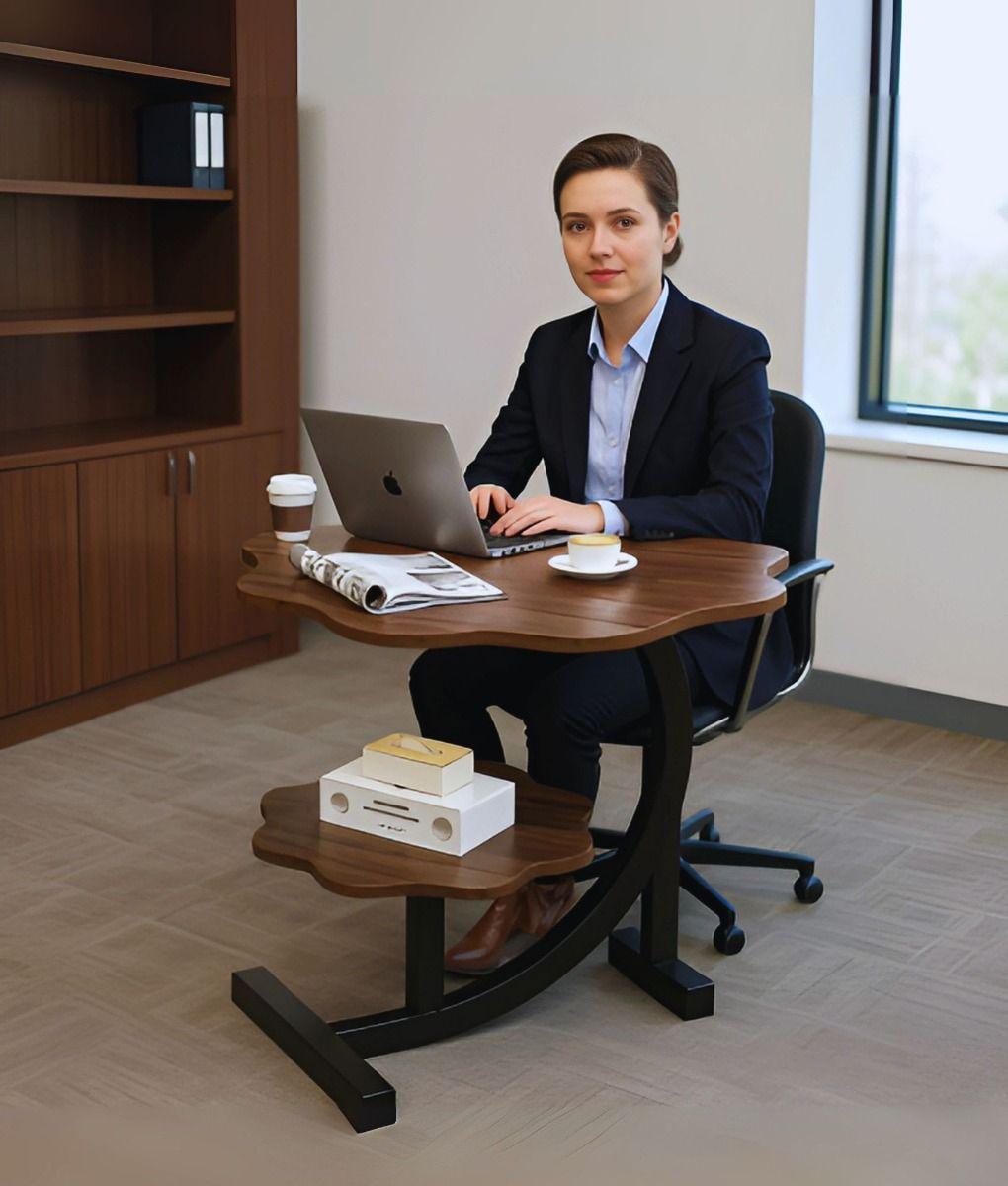 Mesa Centro Auxiliar Decorativa Dos Niveles Moderna Jhn-2