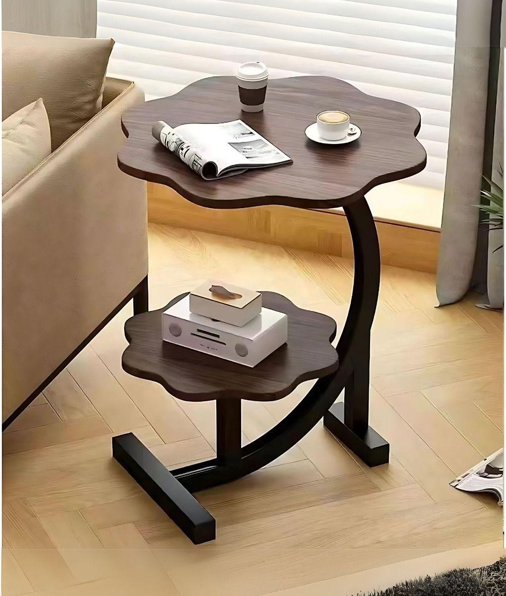 Mesa Centro Auxiliar Decorativa Dos Niveles Moderna Jhn-9