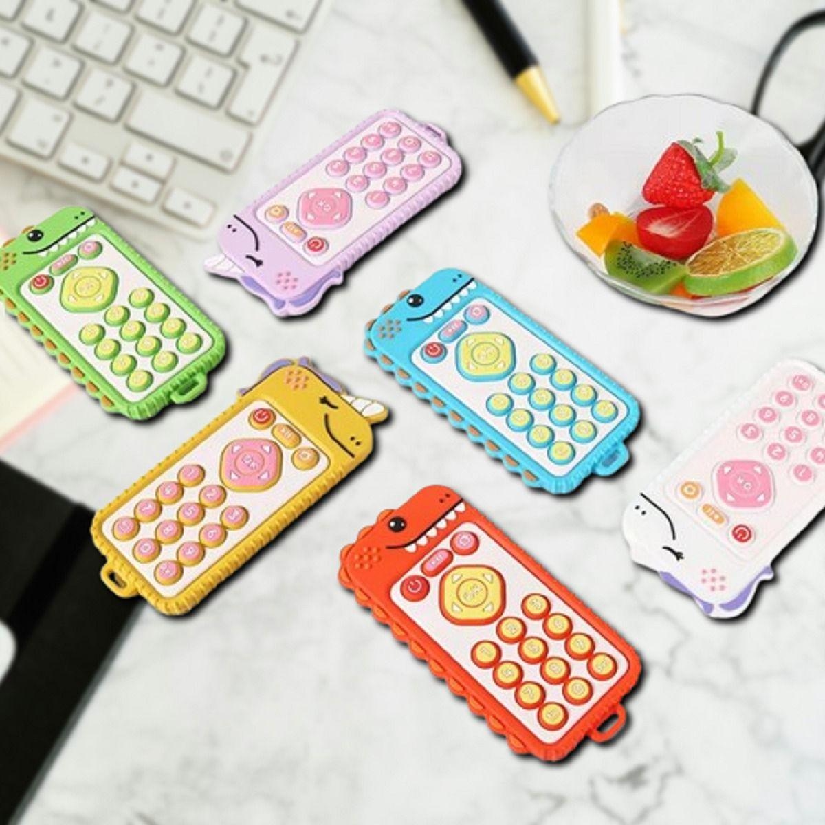 Set 4 Mordedores Diseño Movil Silicona Bebes Encia Lau-2