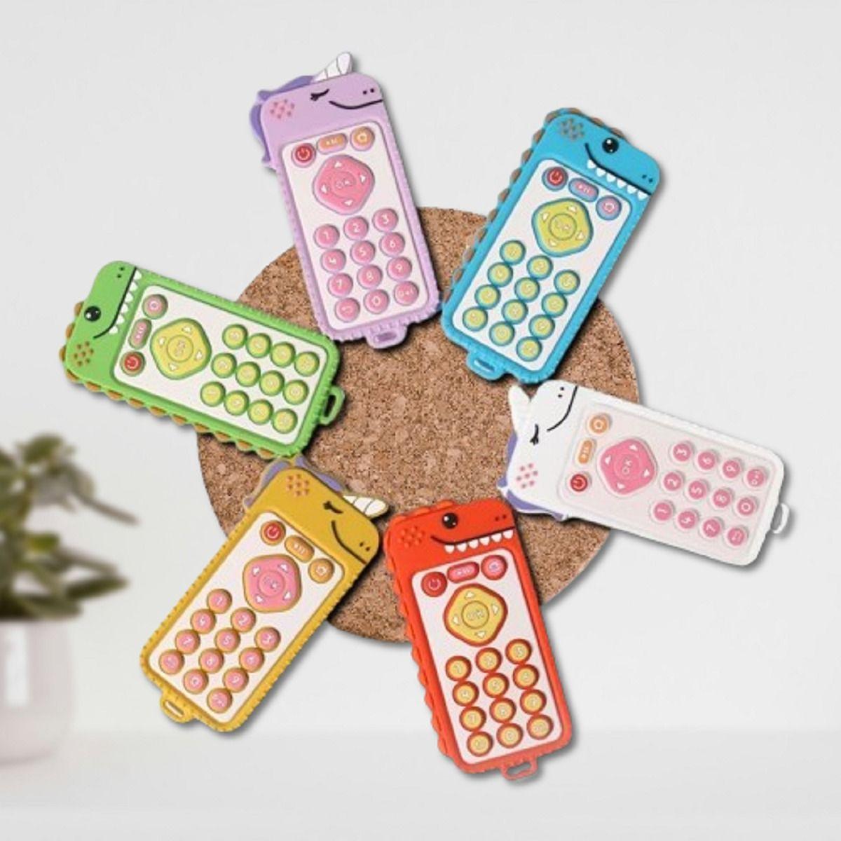 Set 4 Mordedores Diseño Movil Silicona Bebes Encia Lau-5