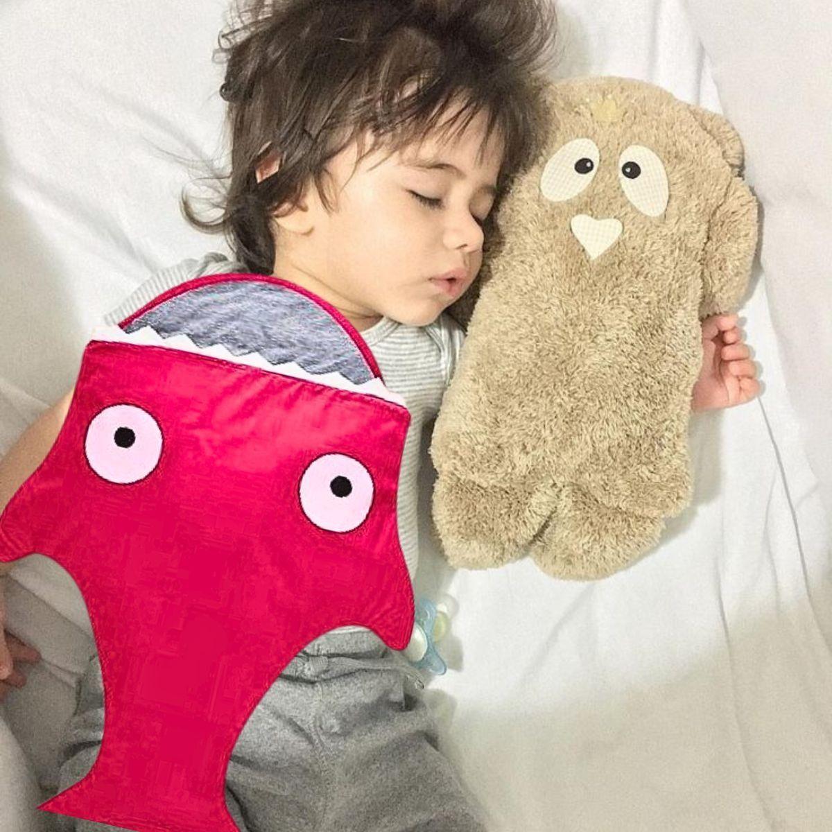 Saco Dormir Diseño Tiburon Comodo Calido Bebe Lau-4