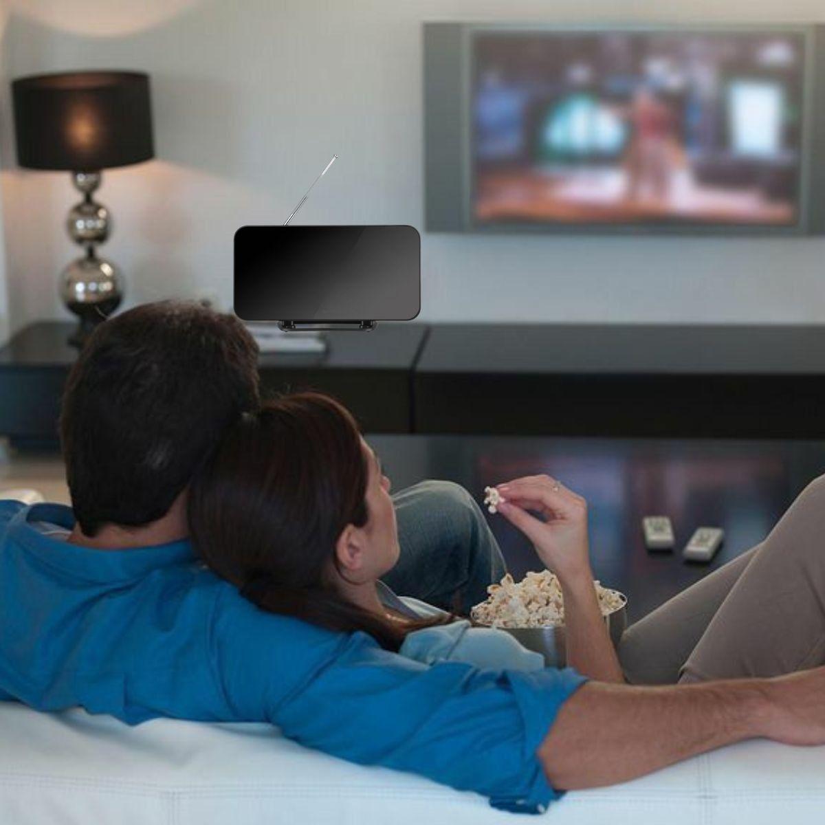 ANTENA DIGITAL TV HD AMPLIFICADOR DE SEÑAL INTELIGENTE LAU-6