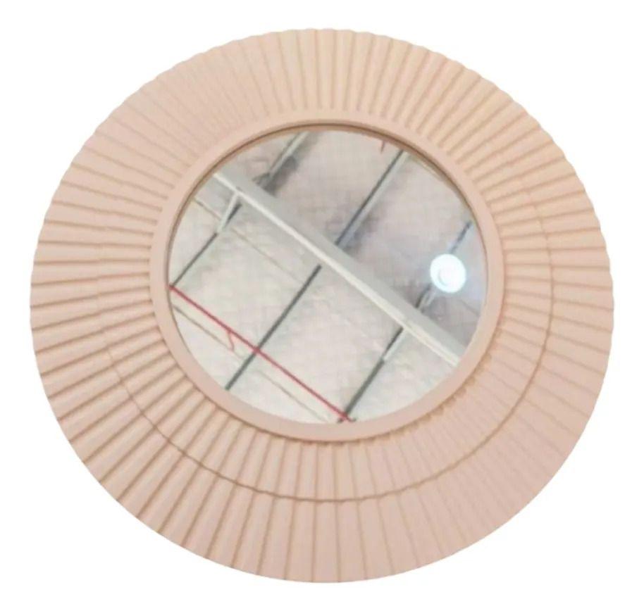 Espejo Decorativo Pared Moderno Diseño Ondas Radiales Jhn-0