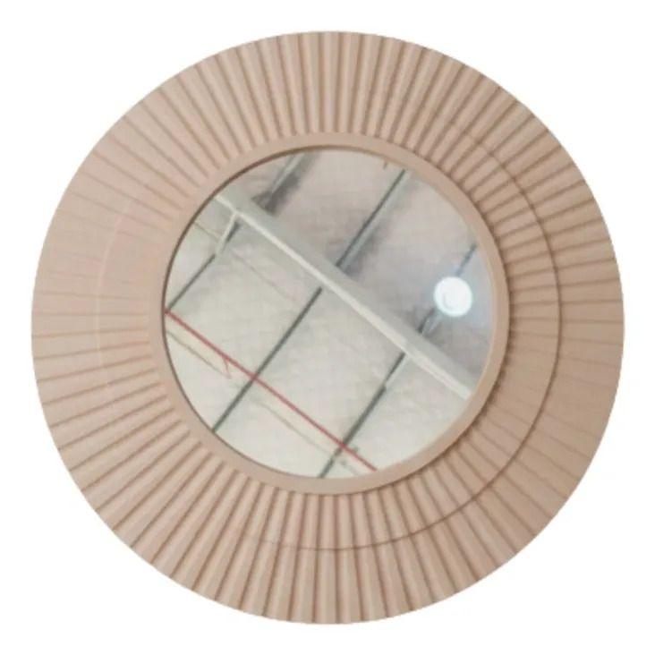 Espejo Decorativo Pared Moderno Diseño Ondas Radiales Jhn-1