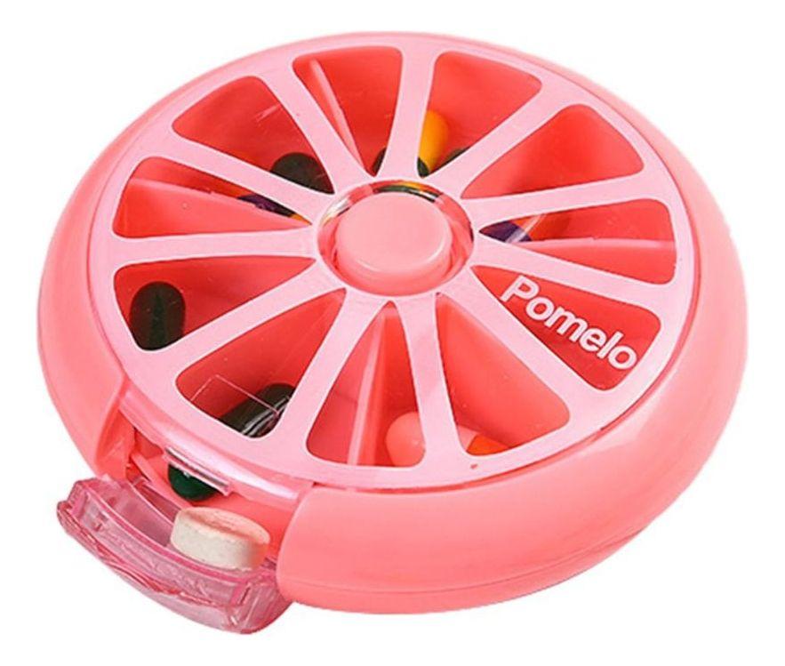 SET 3 PASTILLEROS REDONDO 7 COMPARTIMIENTO PORTATIL LAU-0